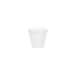 White Dome Lid For 8 oz. Recyclable And Compostable Single Wall Paper Cup