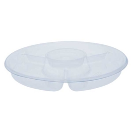 CLEAR PET DOME LID 3.25x12 - HIGH - Plastic containers