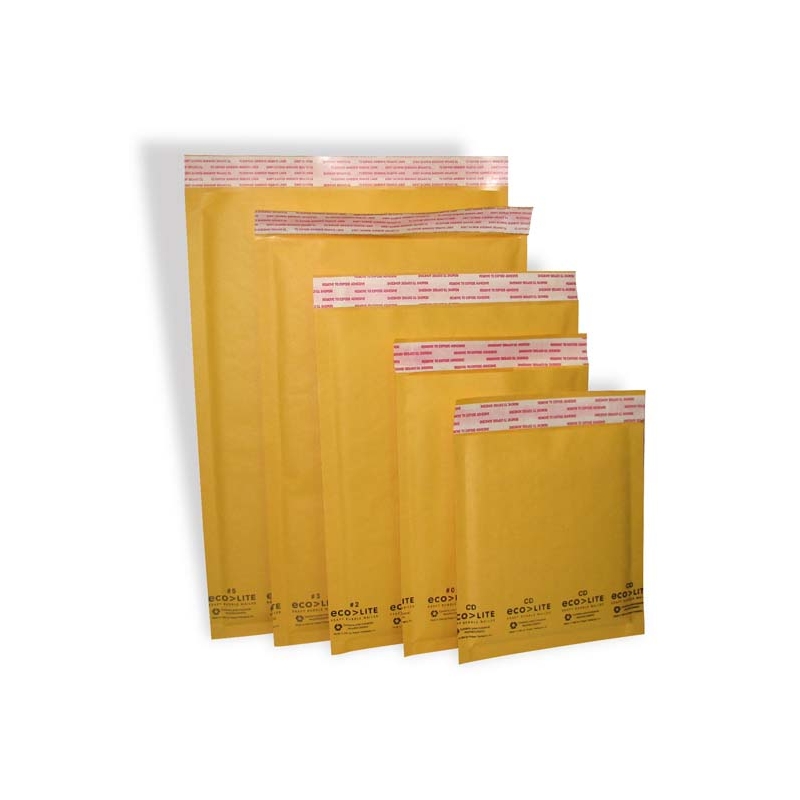 Enveloppes matelassées à bulles Galmour de couleur rouge métallisé - 7 X  6,75 - 250 /CS