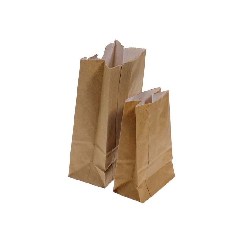 Double Paper Fries Bag 3/4lb x250 - Paper French fry bag